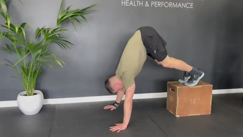 Elevated Pike Push-Up