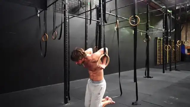 Ring Dip - do 3 sets of 10 ring dips