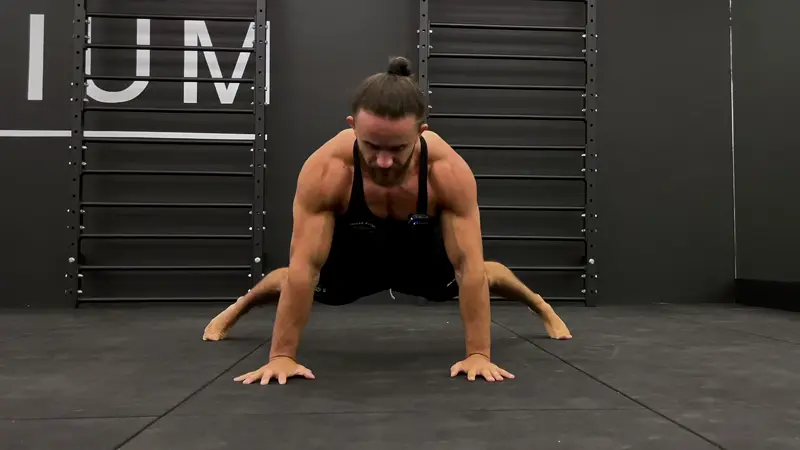 do 3 sets of 10 one-arm push-ups per side