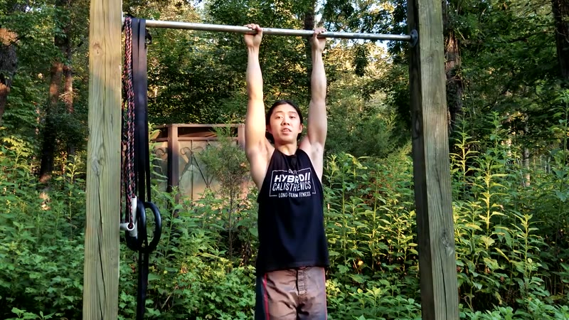 Dead Hang - hang from a bar for 60 seconds straight