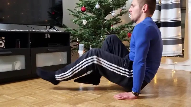 L-Sit - hold a 5 second L-sit