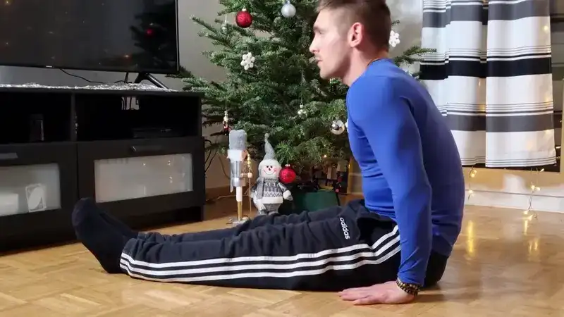 L-Sit - hold a 5 second L-sit