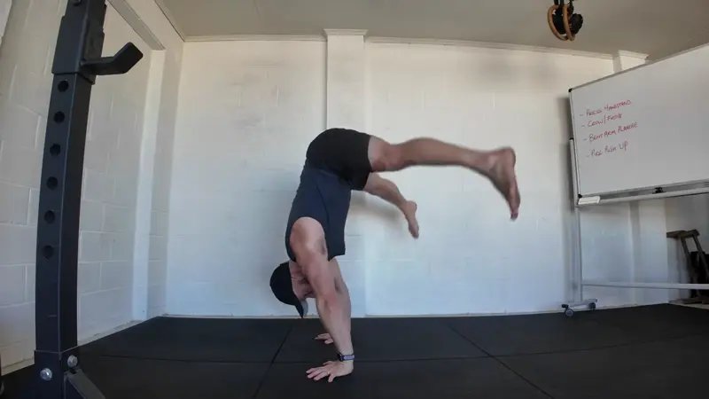 Press to Handstand - do a press to handstand from the floor