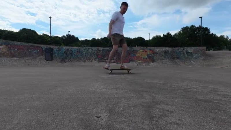 No Comply Shove-it - do a no comply shove-it on flatground with style