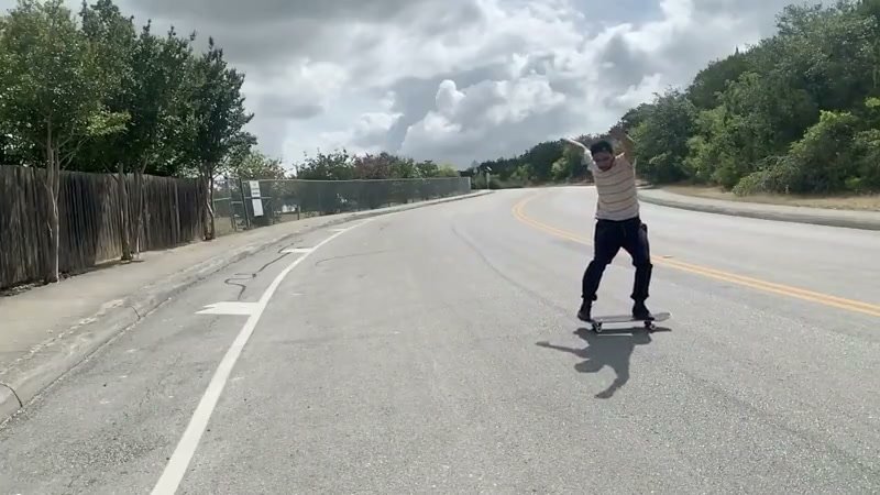 Powerslide - slow my board from speed by sliding at 90 degrees to the direction of travel
