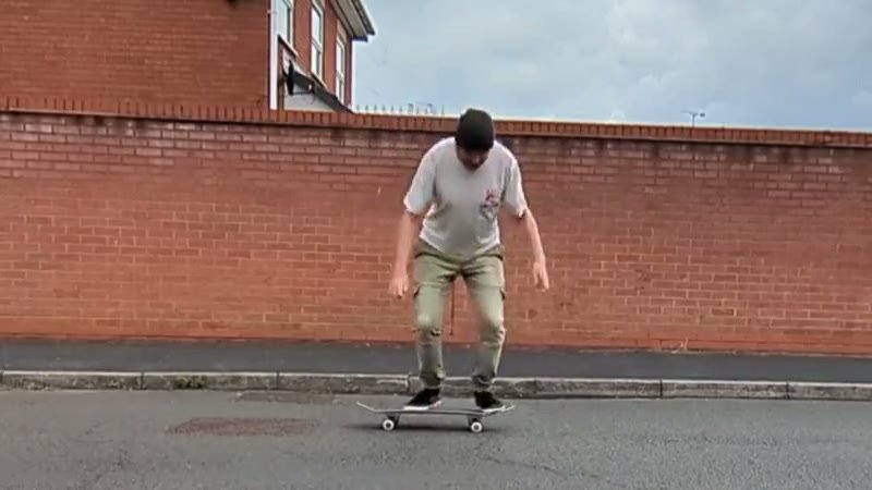 Shuvit (Shove-it) - Rotate the board 180 degress under your feet