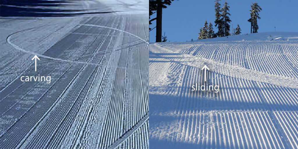 make basic carved turns on a gentle slope