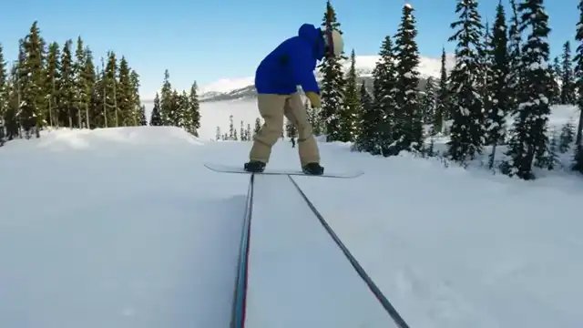 Frontside Boardslide - do a frontside boardslide on a box