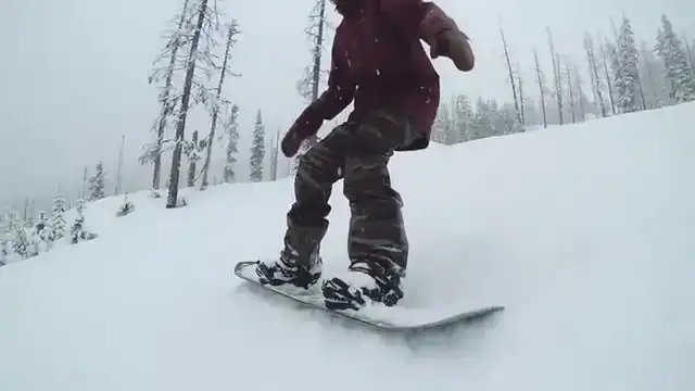 Sliding & Stopping - slide and stop on a snowboard