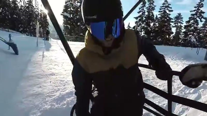 Riding the Chairlift - load and unload from a chairlift