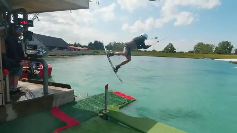 Nollie Starts - do a nollie start off the dock