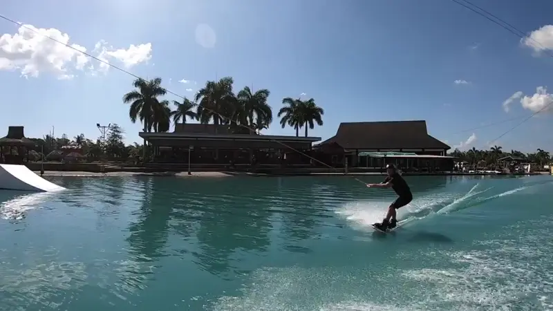 land a 360 off the kicker
