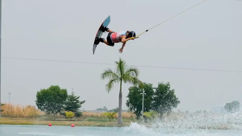 Nuclear Grab - land a straight air with a Nuclear grab